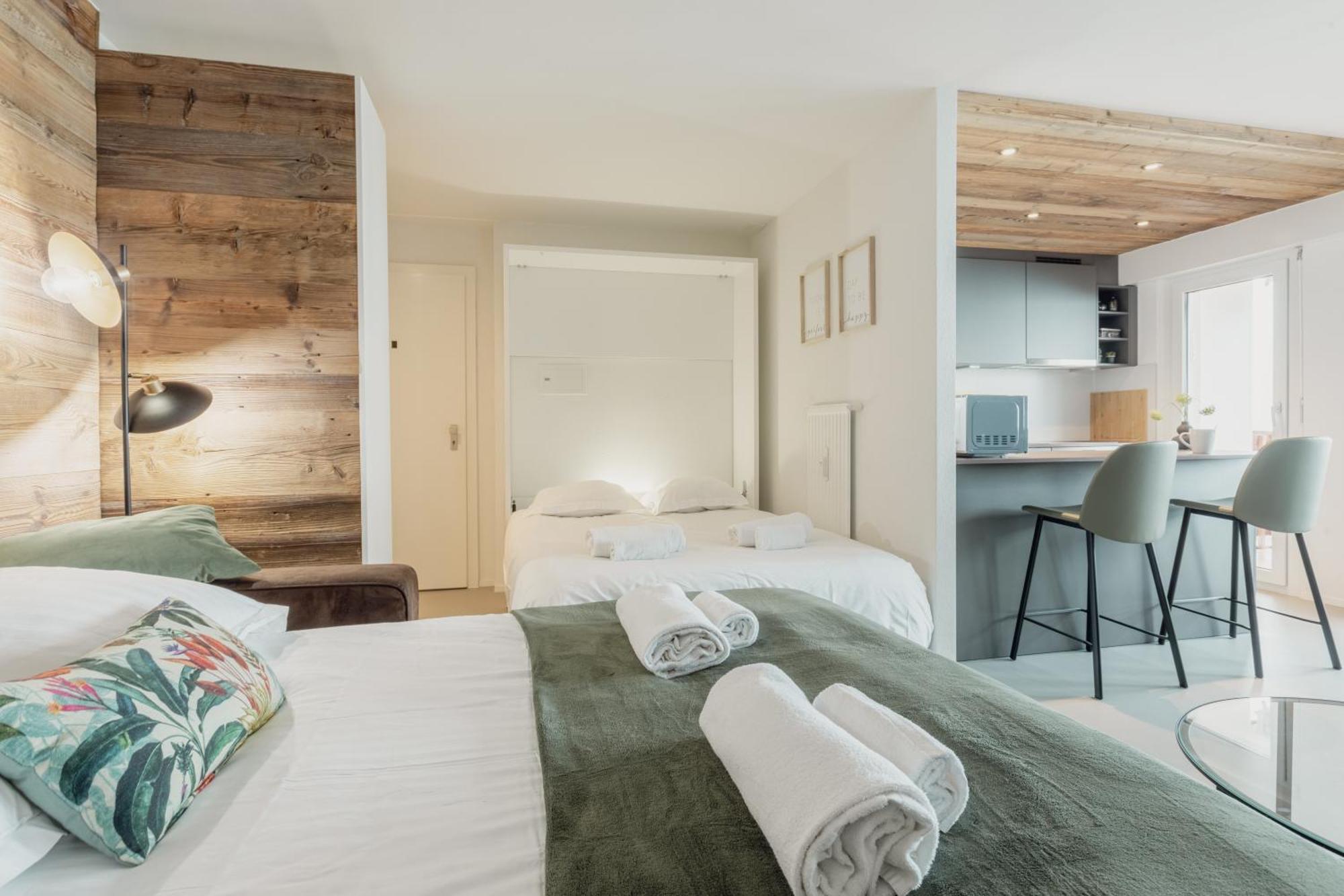 Magnifique Appartement Proche Du Centre Crans-Montana Kültér fotó
