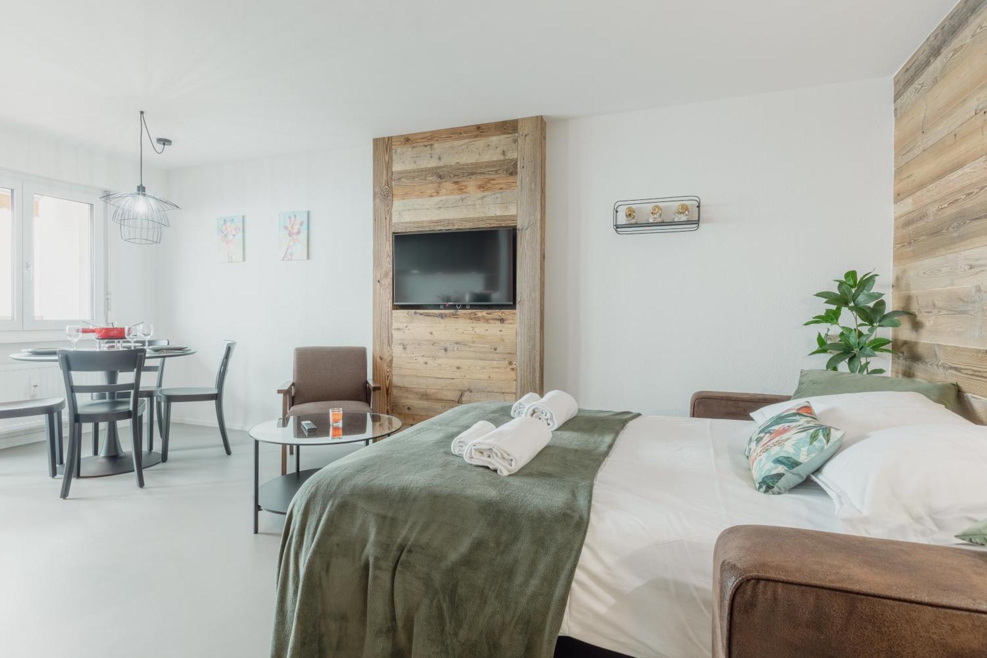 Magnifique Appartement Proche Du Centre Crans-Montana Kültér fotó