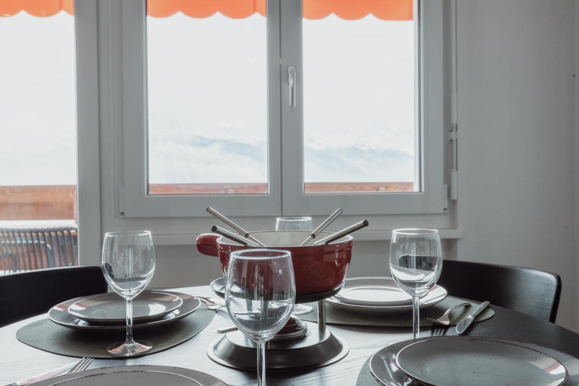 Magnifique Appartement Proche Du Centre Crans-Montana Kültér fotó